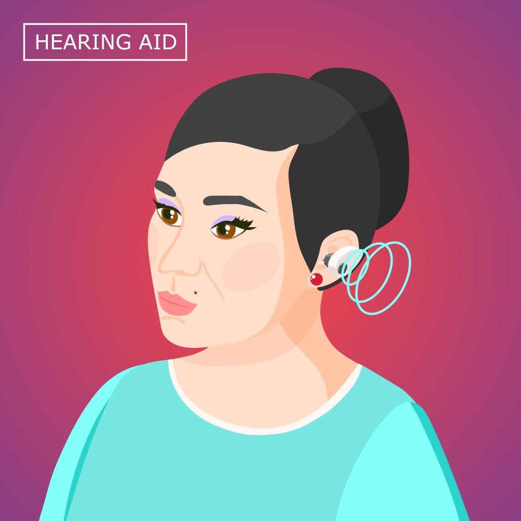 credit macrovector hearing aids